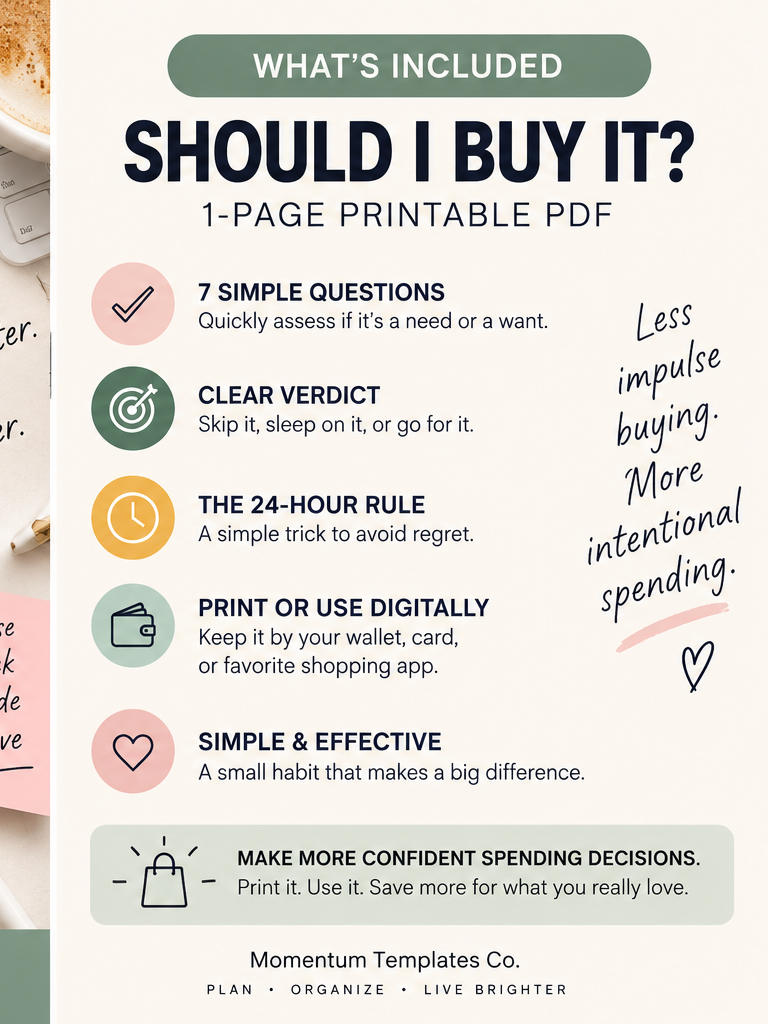 2027 Financial Reset Bundle – Debt Payoff Planner, Monthly Budget & Net Worth Tracker + Impulse Spending Checklist